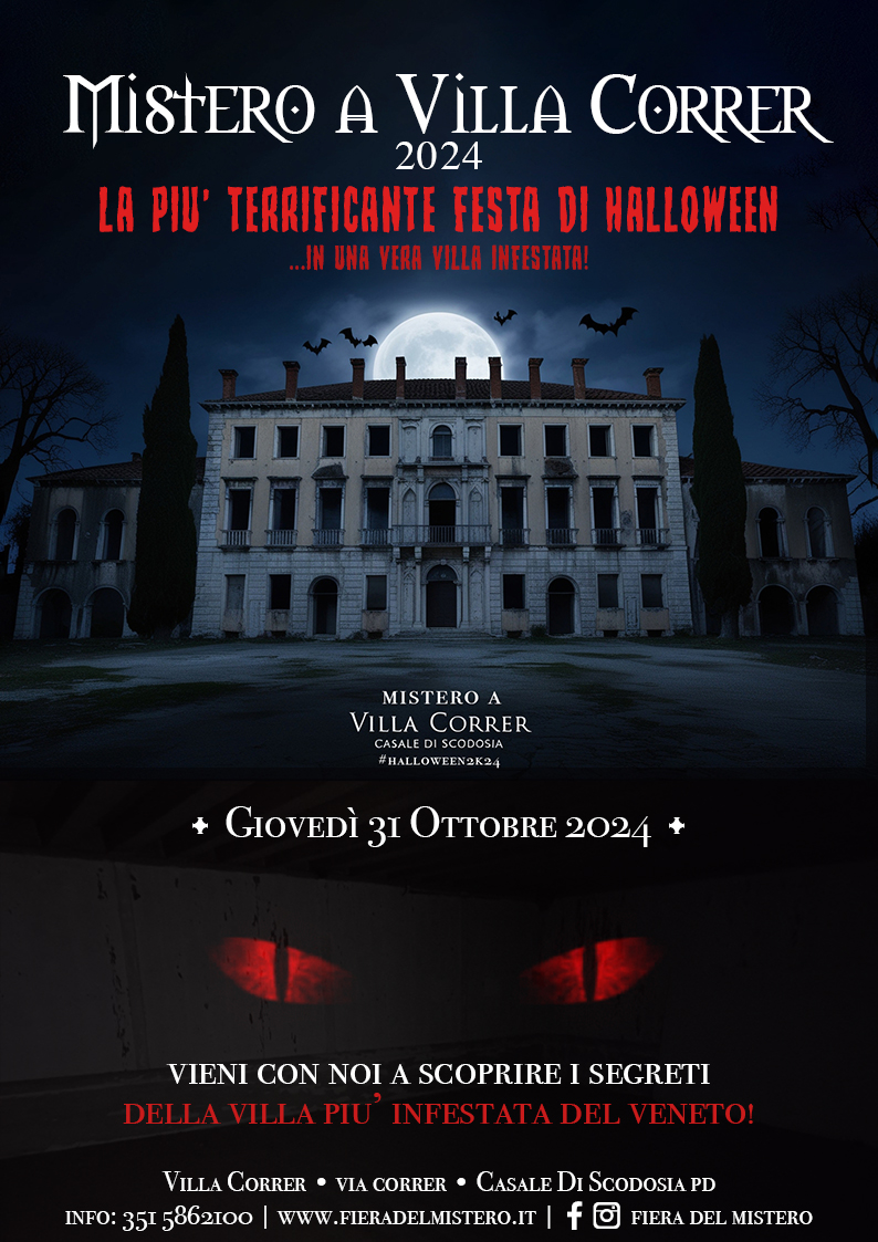 Mistero a Villa Correr 2024 • La più terrificante Festa di Halloween