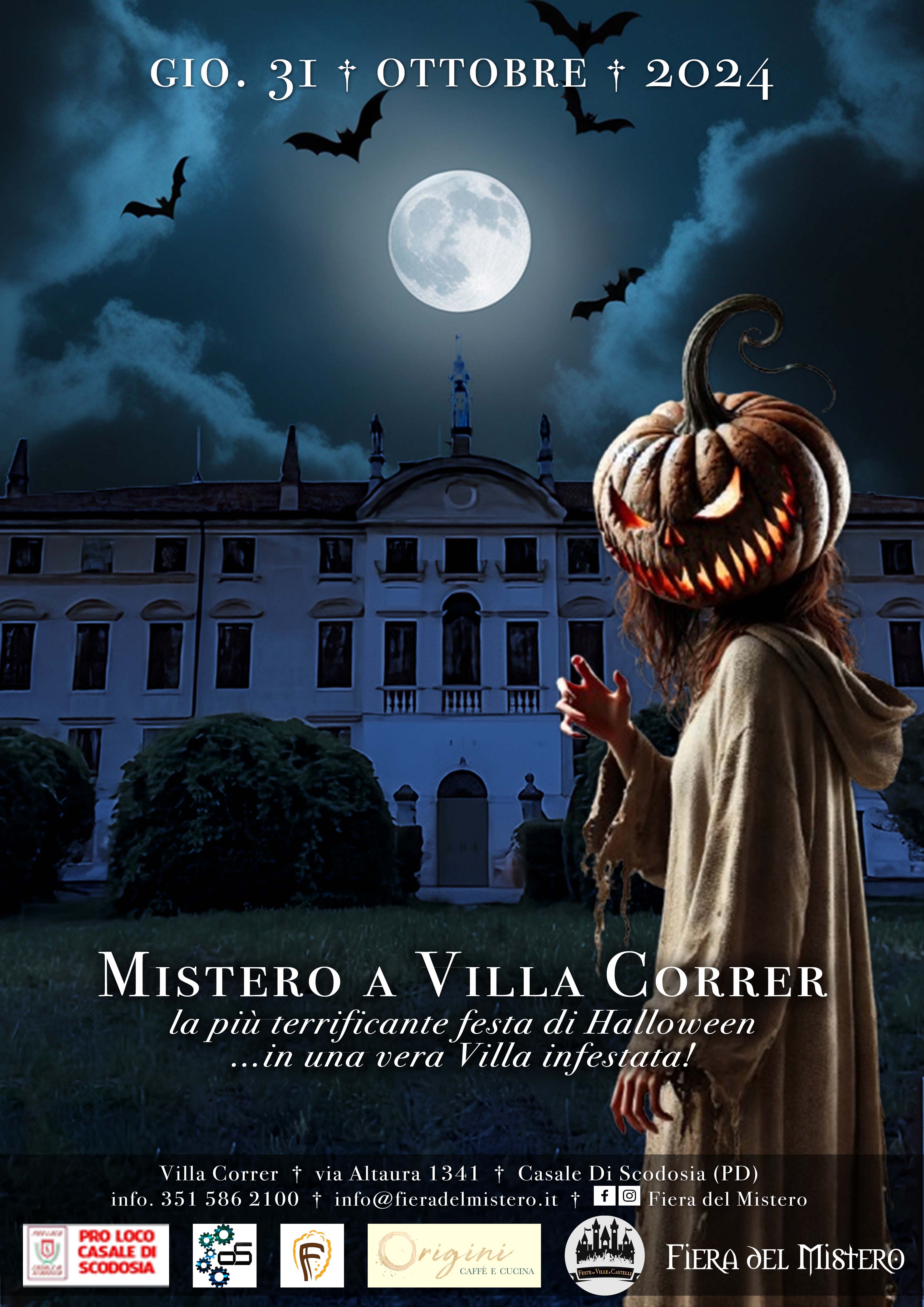 Mistero a Villa Correr 2024 • La più terrificante Festa di Halloween